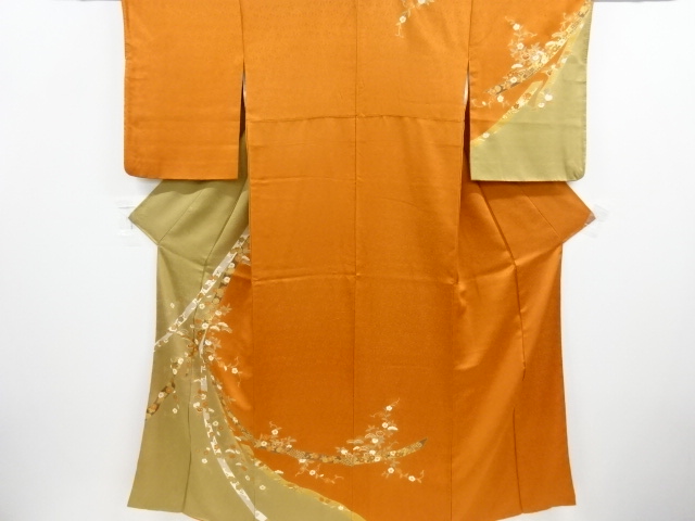 リサイクル　金彩友禅熨斗に松・橘・桜模様訪問着